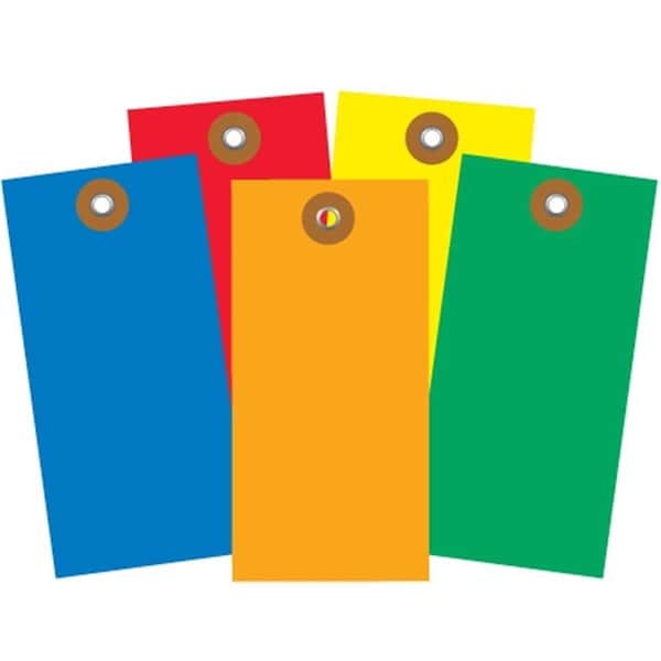 Regalo 3.75 x 0.875 in. Orange Shipping Tag 100 Per Case RE2821254 - main